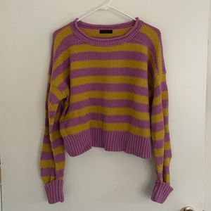 J. Crew Striped Knit Sweater